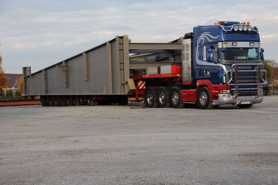 Träger Konstruktion Schwer Schwertransport Überbreitentransport 